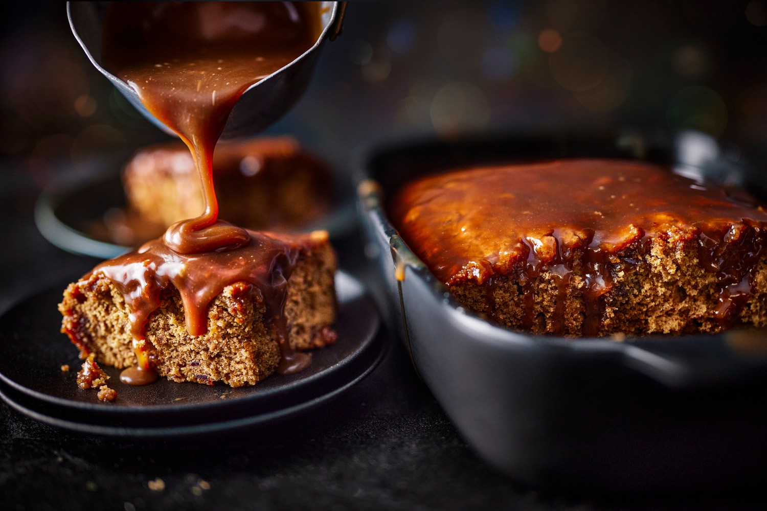 Maple mulled wine sticky toffee pudding recipe
