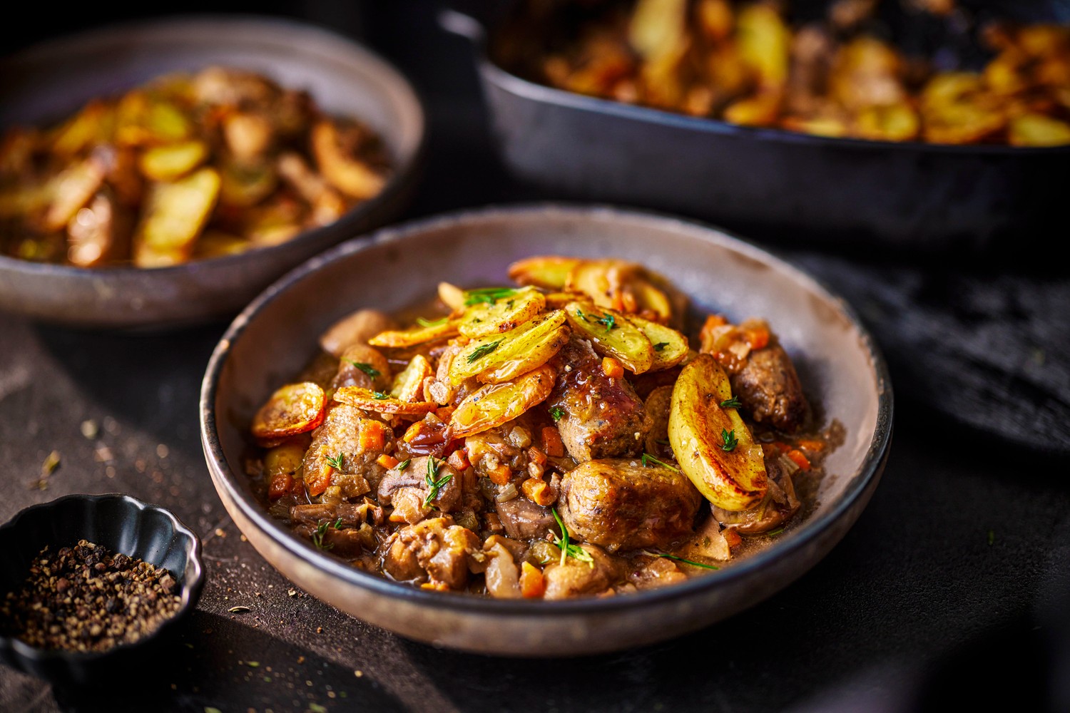 Vegan mushroom hotpot recipe