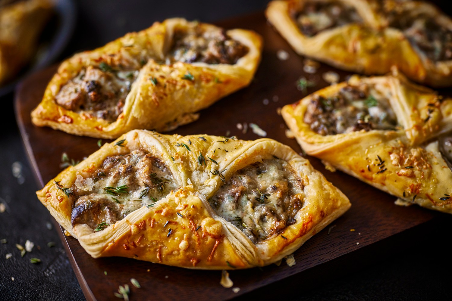 Mushroom and Gruyere Alpage turnovers