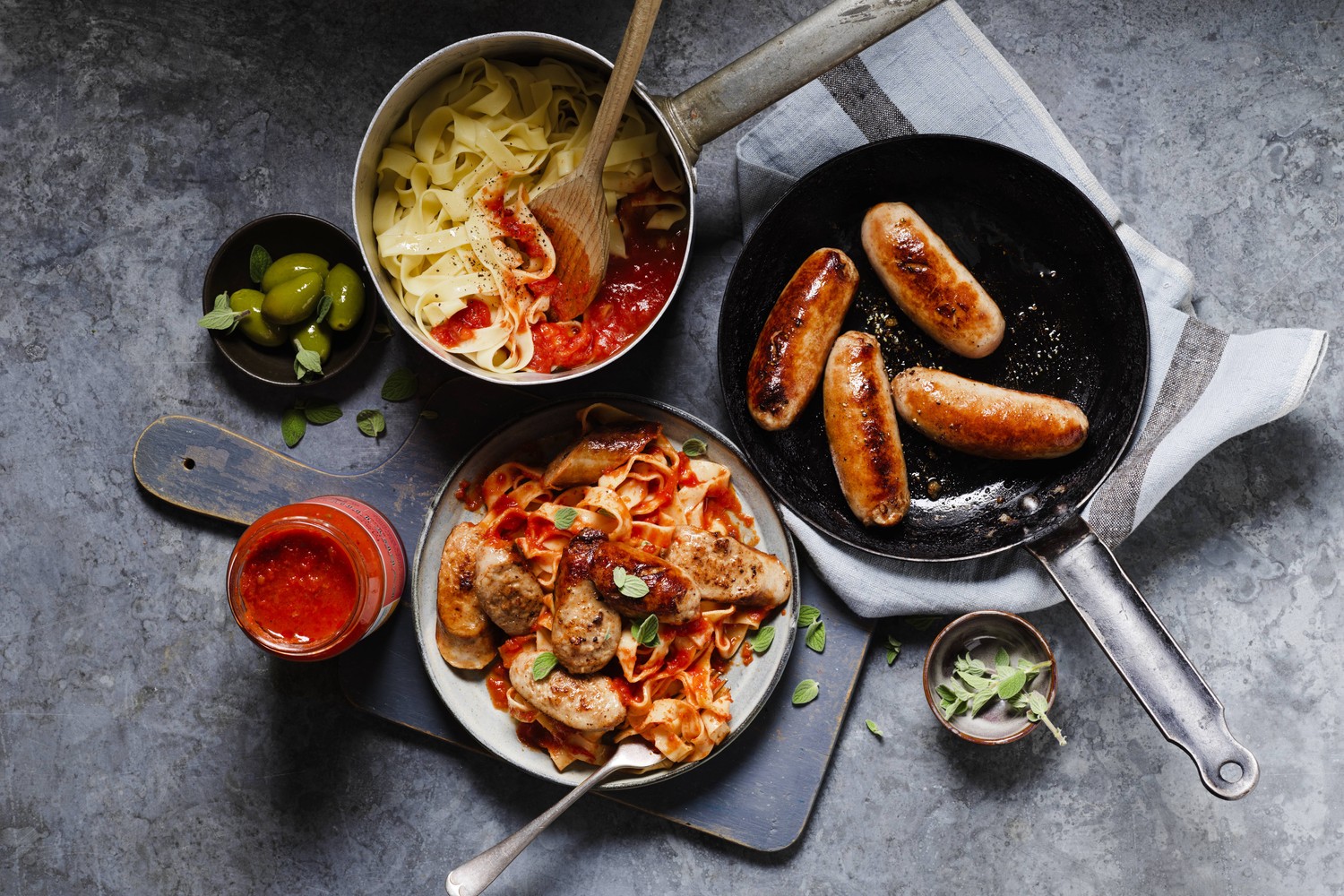 Quick and easy Italian sausage ragu
