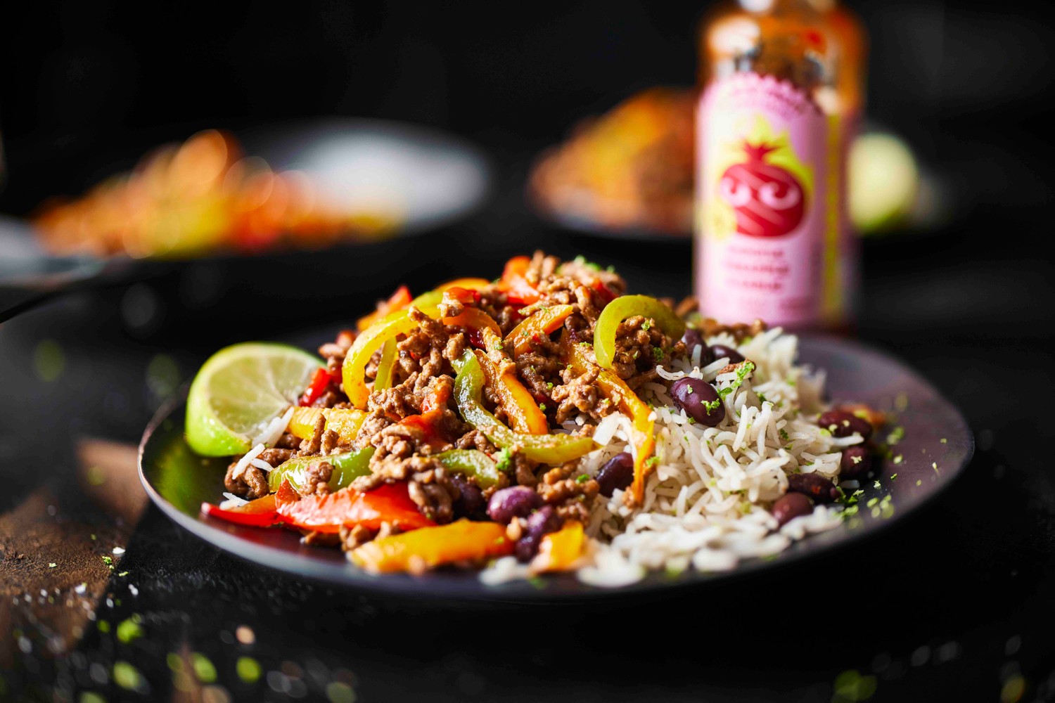 Mexican-style beef and black bean bowl recipe