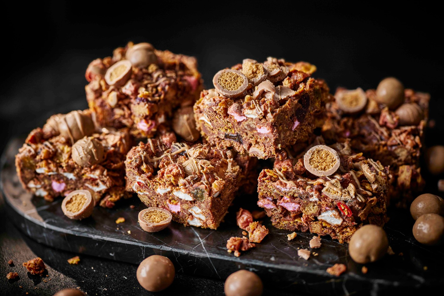 Malted blond cornflake tiffin recipe