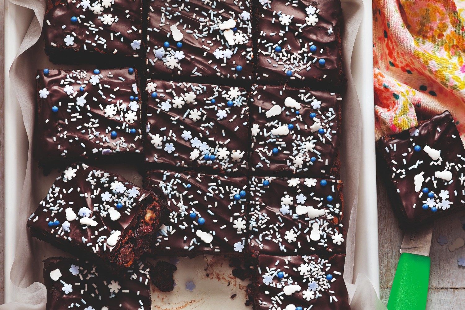 Black cherry brownies