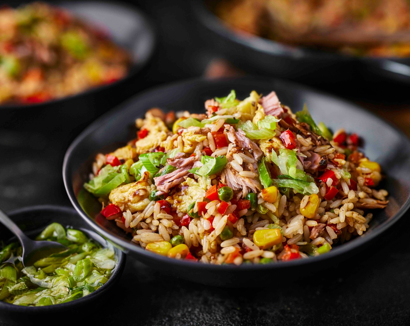 step 5 Spoon into bowls and finish with a drizzle of the spring onion oil.