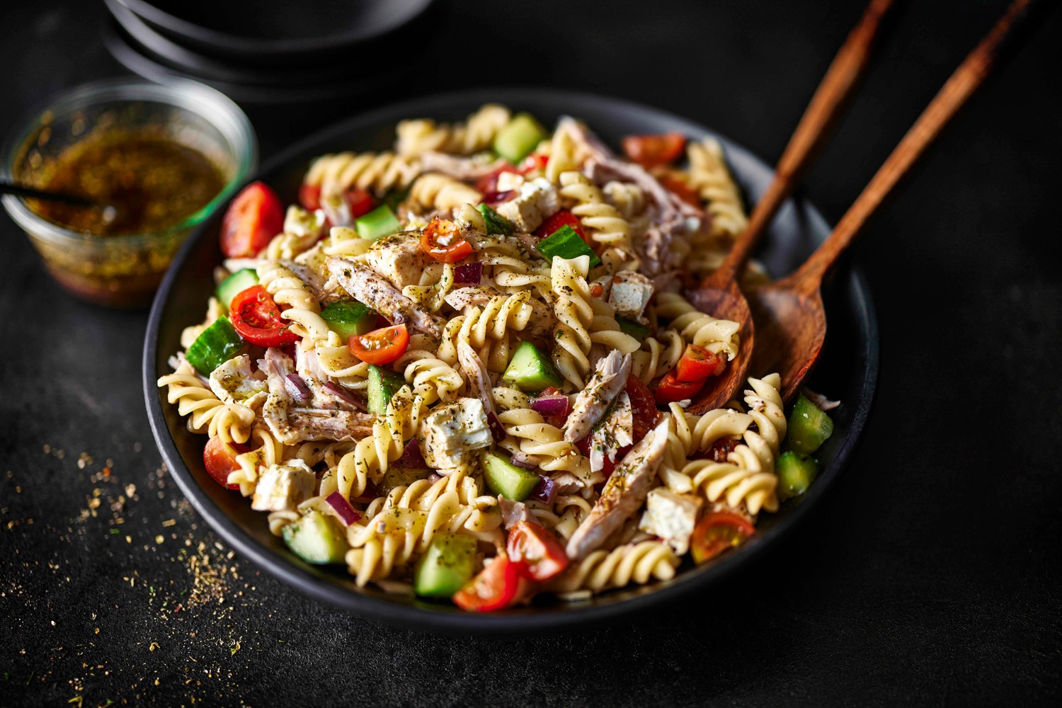 Healthy chicken pasta salad recipe