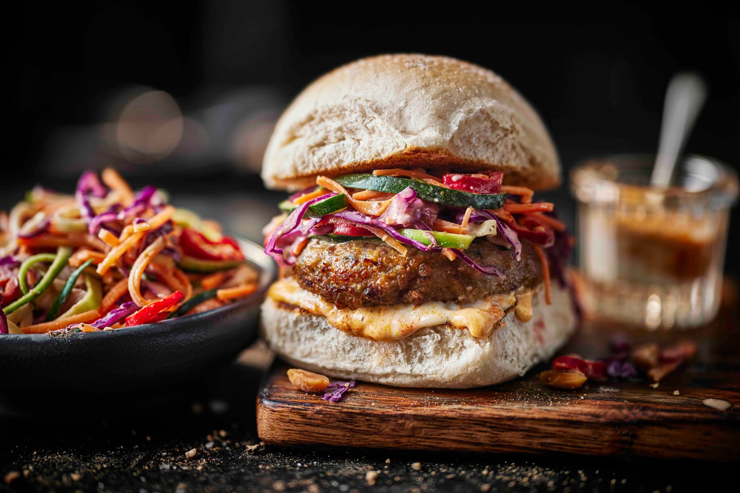 High protein Thai turkey burgers recipe