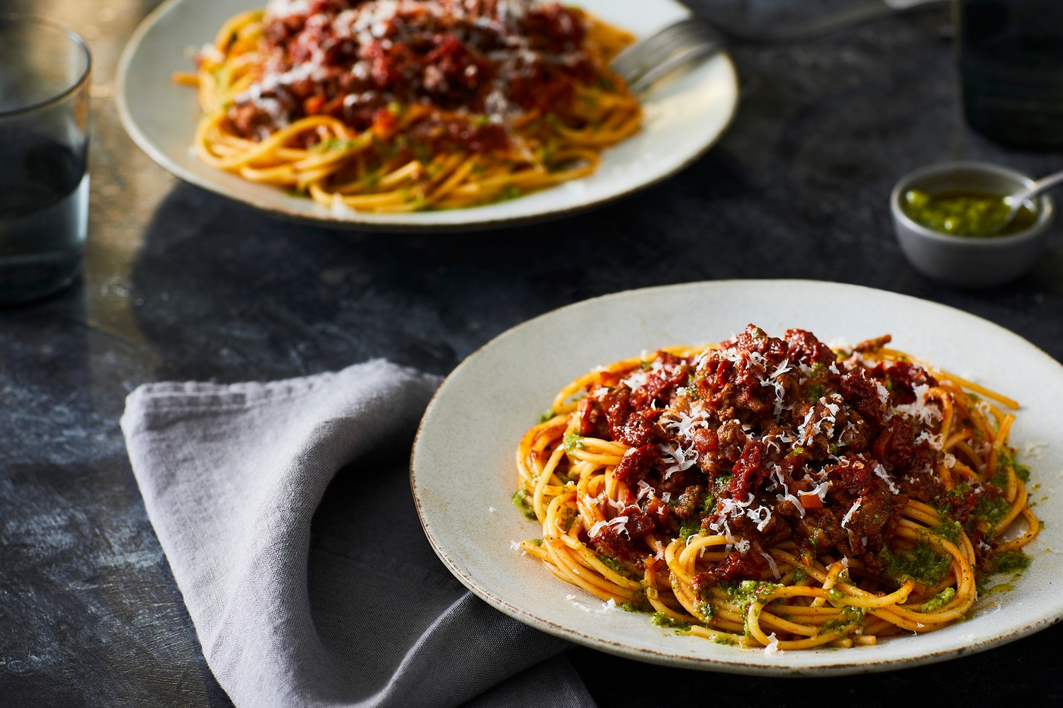 Harissa spaghetti bolognese