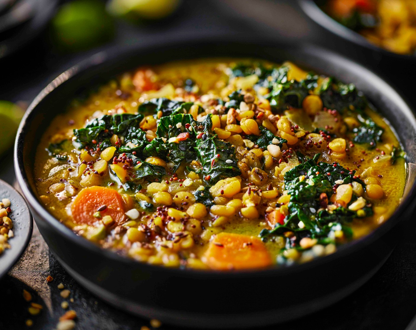 step 5 Serve in bowls with a sprinkle of the 35+ gut booster mega mix (2 tbsp).
