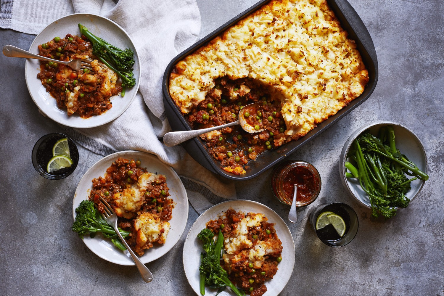 Curried cottage pie