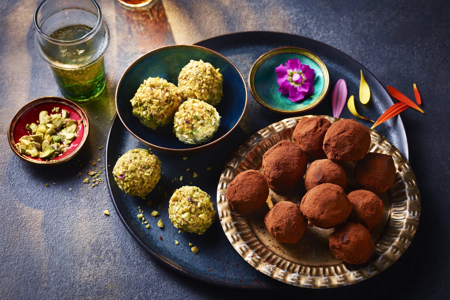 Diwali chocolate barfi truffles